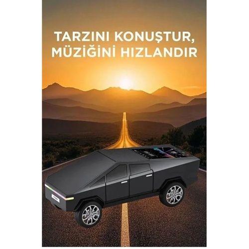 D68 Cyber Model Araba Tasarımlı Bluetooth Hoparlör 15w Güçlü Ses Rgb Led /tws/usb Siyah