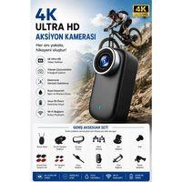 4k Ultra Hd Mini Wıfı Aksiyon Kamerası Taşınabilir Vücut Kamerası 1.47’hd Ekranlı Giyilebilir Video Kaydedici