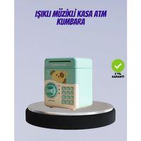 Su Yeşili Işıklı Sesli Elektronik Şifreli Çocuk Kumbarası