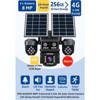 BALANDI PRO-8420GIP 8MP 4 Kameralı 4G AOV ESIM Solar Kamera, HIEASY Yazılım