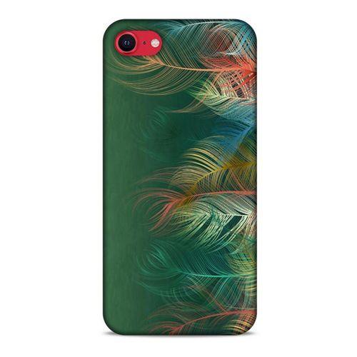Apple iPhone SE 2020 Kılıf Desenli Özel Seri Tüyler (31) TPU Kılıf