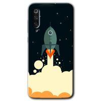 Potkal Hediye Fabrikası Xiaomi Mi 9 SE Kılıf HD Desen Baskılı Arka Kapak - Space Smoke