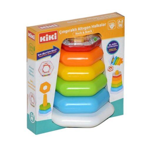 Çocuk AE-1510 Kiki, Çıngıraklı Altıgen Halhalar / 0-3 yaş