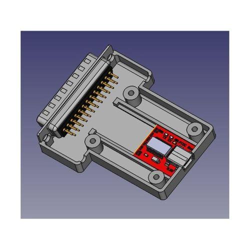 DB25 - FTDI232 ve Diğer I/O Adaptörü 3D Baskı (Bu ürün Sadece Plastik parçadır - Almadan Önce Soru Sorabilirsiniz)