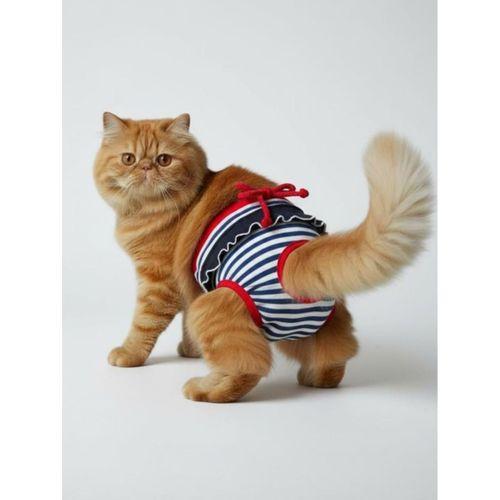 Pretty Liva Dişi Kedi Regl Külotu | Don | Kedi İç Çamaşırı | Ayarlanabilir Bağcıklı | Küçük Irklar İçin