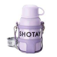 Shotay Turtle Çocuk Termos Matara 520Ml Lila