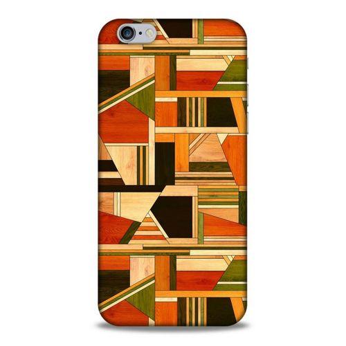 Lopard Apple Iphone 6S Uyumlu Kılıf Wood'X (45) Liquid Air Kılıf Baskılı