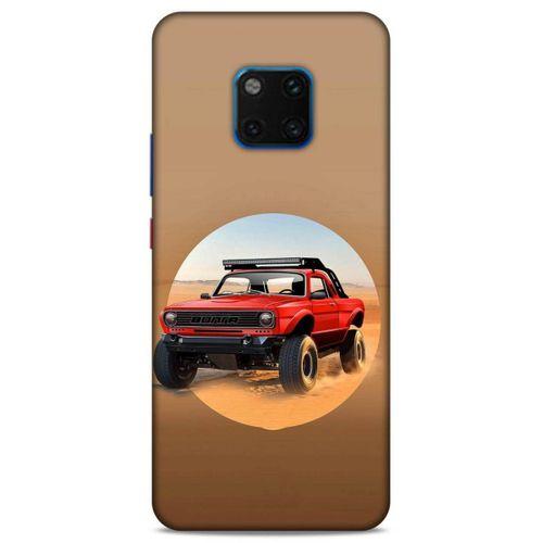 Lopard Huawei Mate 20 Pro Uyumlu Kılıf PickUpX (39) Liquid Crystal Kılıf Kırmızı Siyah