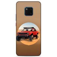 Lopard Huawei Mate 20 Pro Uyumlu Kılıf PickUpX (39) Liquid Crystal Kılıf Kırmızı Siyah