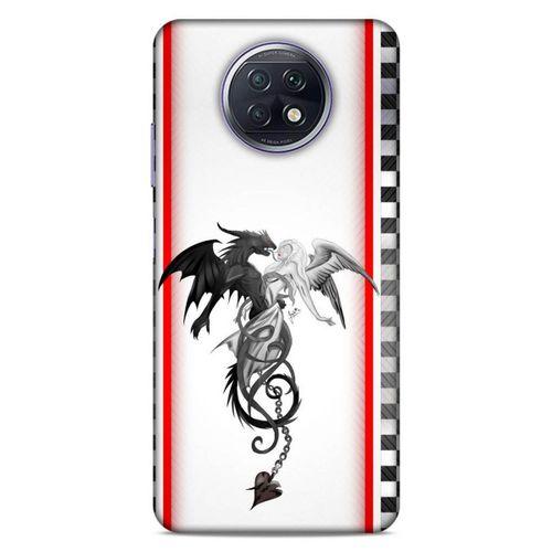 Lopard Xiaomi Redmi Note 9T Uyumlu Kılıf Tattoo's (49) Ultra Silikon Kılıf Dragon Love