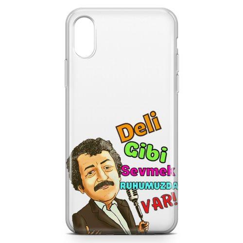 Apple iPhone XS Max Kılıf Caps Müslüm Gürses Arka Kapak Koruma Desenli Full Koruyucu