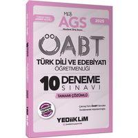 2025 MEB AGS ÖABT Türk Dili ve Edebiyatı Öğretmenliği Tamamı Çözümlü 10 Deneme Sınavı Yediiklim Yayınları