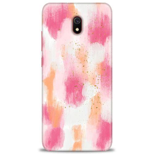Xiaomi Redmi 8A Kılıf HD Baskılı Kılıf - Pembe Palet + Tam Ekran Koruyucu