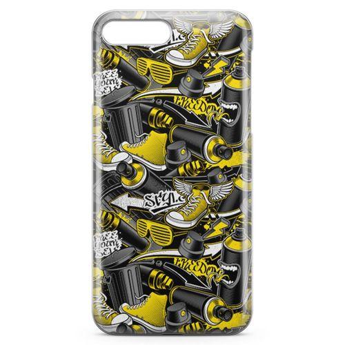 Apple iPhone 8 Plus Kılıf Converse Freedom Arka Kapak Koruma Desenli Full Koruyucu