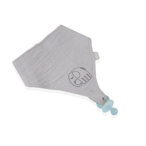 Babyjem BabyJem Emzik Askılı Müslin Önlük 837 Gri
