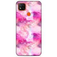 Mermer Desenli (5) Tema Koruma Kabı Fuşya Xiaomi Redmi 9C Kılıf