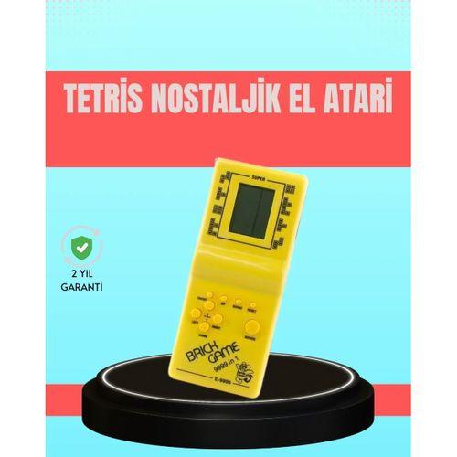 Retro Tetris El Aterisi – Pil İle Çalışan Taşınabilir Mini Oyun Konsolu