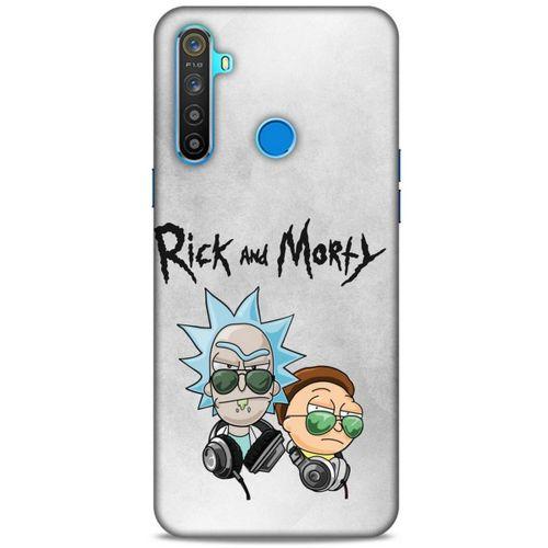 Realme 5i Uyumlu Kılıf Rick And Morty (4) Koruma Kılıfı Eye Patch Morty