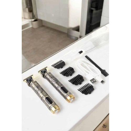 Tıraş Makinesi Şarjlı Profesyonel Saç Kesme Makinesi Gold Çizik Tıraş