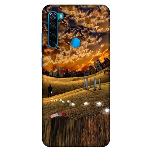 Lopard Xiaomi Redmi Note 8 Uyumlu Kılıf Manipülasyon ☻ (24) Darbe Emici Kılıf Desenli