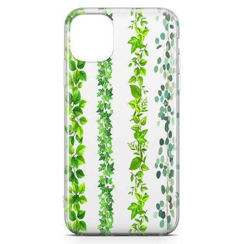 Apple iPhone 11 Kılıf Asma Yaprak Arka Kapak Koruma Desenli Full Koruyucu