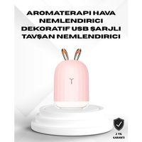 Ultrasonik Hava Nemlendirici 200 Ml Aroma Difüzör Led Işıklı Sessiz