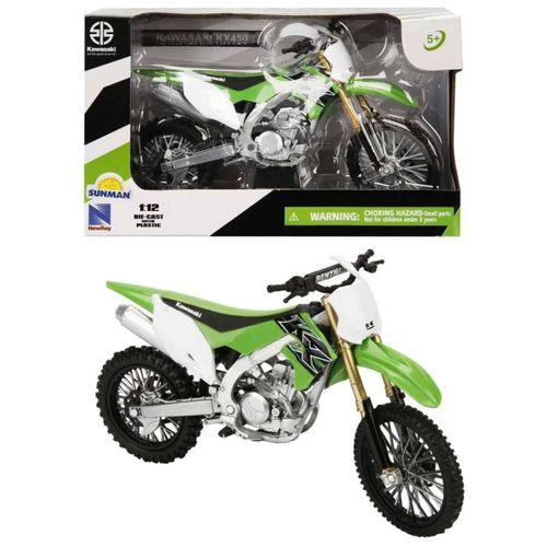 Çocuk Eğitici Oyuncak57483 SUN- Kawasakı  KX450 Yeşil 1:12
