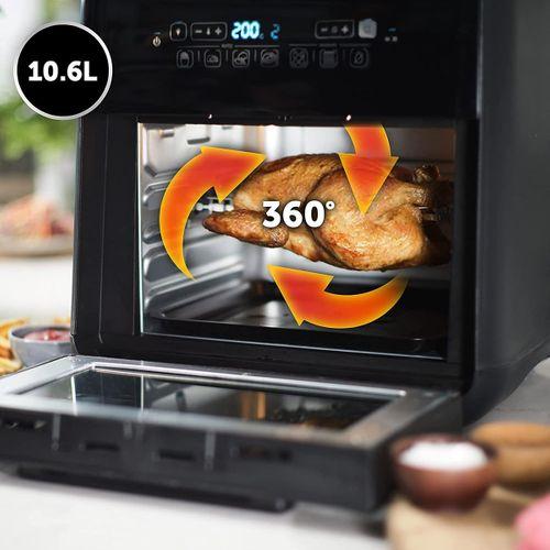 Breville Halo sıcak hava fritözü, ızgara fonksiyonlu, XXL 10 l çıkarılabilir kapaklı dijital fritöz