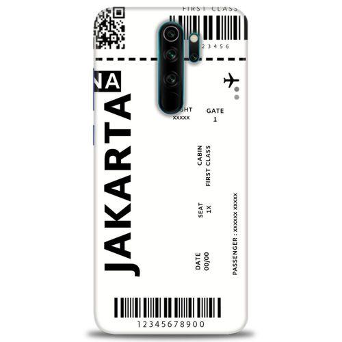 Xiaomi Redmi Note 8 Pro Kılıf HD Baskılı Kılıf - Jakarta + Tam Ekran Koruyucu