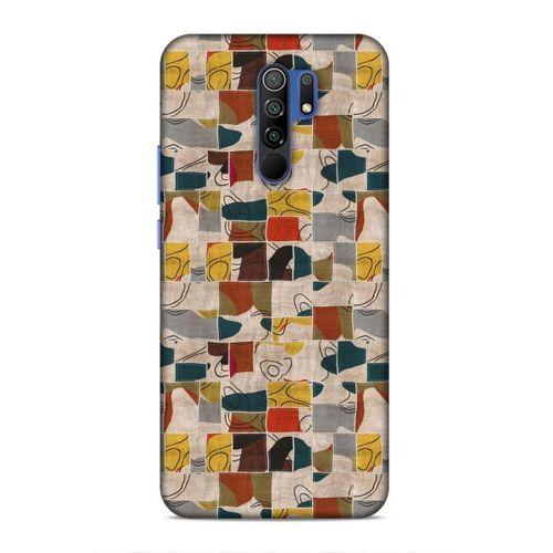 Xiaomi Redmi 9 Uyumlu Kılıf Romans (9) Kılıf Sarı Lacivert