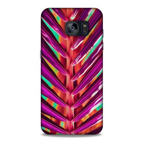 Lopard Samsung Galaxy S7 Edge Uyumlu Kılıf Bahar (41) Tank Kılıf Mor