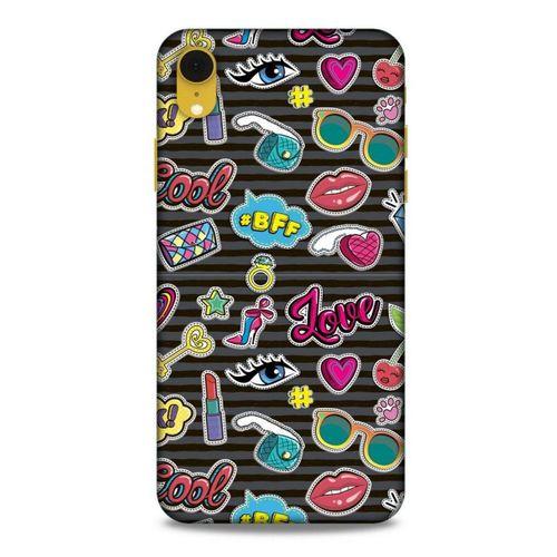 Pop Culture Siyah Apple iPhone XR Kılıf