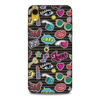 Pop Culture Siyah Apple iPhone XR Kılıf