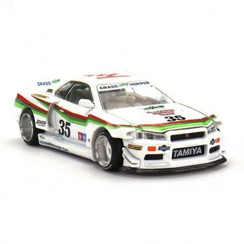 Mini GT 1/64 Nissan Skyline GT-R (R34) TAMIYA x KAIDO HOUSE "The GRASSHOPPER" V1