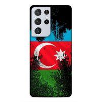 Samsung Galaxy S21 Ultra Uyumlu Kılıf Azarbaijan (34) Slim Armor Kılıf Bayrak