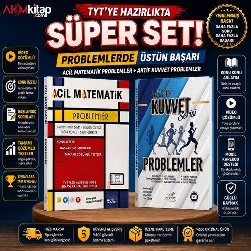 Aktif Ögrenme ve Acil Yayınları Problemler Soru Bankası 2 Kitap Set