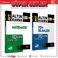 Altın Karma AYT Matematik ve Fen Bilimleri Denemesi 2 Kitap Set
