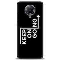 Xiaomi Poco F2 Pro Kılıf HD Baskılı Kılıf - Keep On Going + Tam Ekran Koruyucu