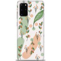 Samsung Galaxy S20 Plus Kılıf HD Baskılı Kılıf - Flower Pattern + Tam Ekran Koruyucu
