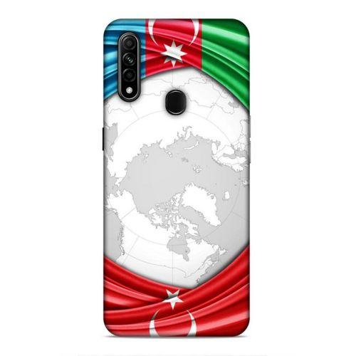 Oppo A31 Uyumlu Kılıf Azarbaijan (17) Tasarım Kılıf Dünya Bayraklar