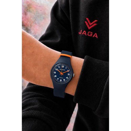 JAGA Unisex Rakamlı Kadran Çocuk Kol Saati 100 Mt Su Geçirmez Spor Silikon Kordonlu JG.10