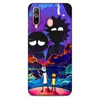 Samsung Galaxy A60 Uyumlu Kılıf Rick And Morty (46) Core Armor Kılıf Decoy Ricks