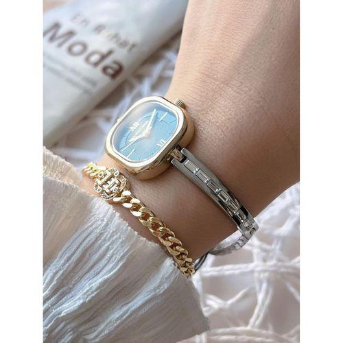 U.S.Polo Assn. İnce Baget Taşlı Özel Tasarım Çelik Kordon 2 Yıl Garantili Kadın Kol Saati U02149.1