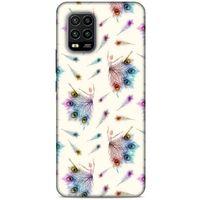 Xiaomi Mi 10 Lite Kılıf Desenli Özel Seri Tüyler (35) Fit Design Kılıf