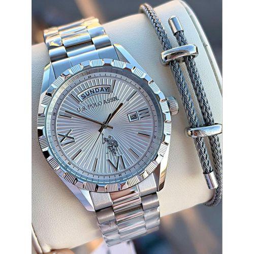 U.S.Polo Assn Çelik Kasa Ve Kordon 2 Yıl Garantili 5 Atm Suya Dayanıklı Erkek Kol Saati E.PA1123-04