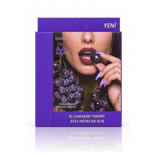 Üzüm Aromalı Yenilebilir İç Çamaşırı Takımı