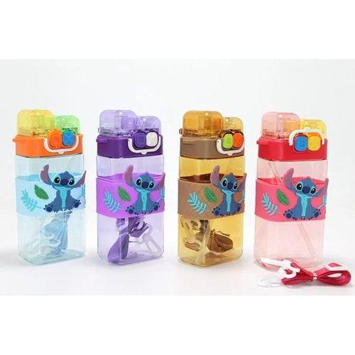 Stitch Çift Bölmeli Pipetli Matara & Suluk Alk5111