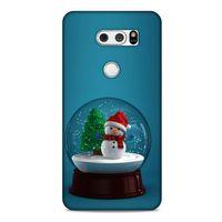 LG K40S Kılıf Snowix (12) Koruyucu Silikon Yeşil Beyaz