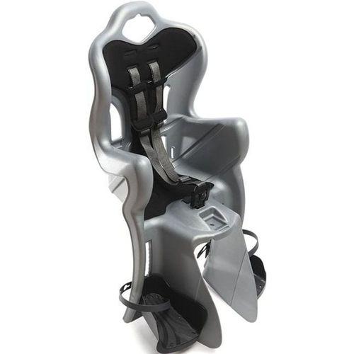 Çocuk Taşıyıcı Bisiklet Koltuğu Kadro Bağlantılı Bellelli B-One Gri