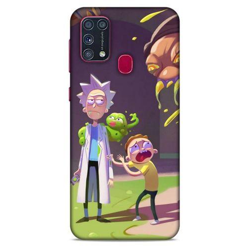 Samsung Galaxy M31 Uyumlu Kılıf Rick And Morty (31) TPU Kılıf Cronenberg Rick
